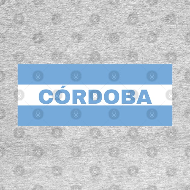 Córdoba City in Argentine Flag Colors by aybe7elf
